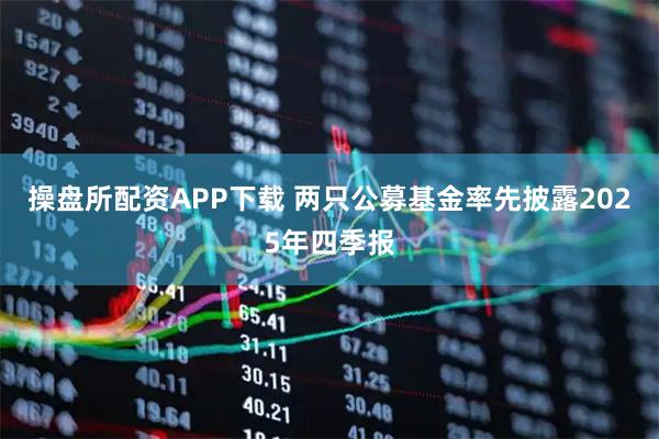 操盘所配资APP下载 两只公募基金率先披露2025年四季报